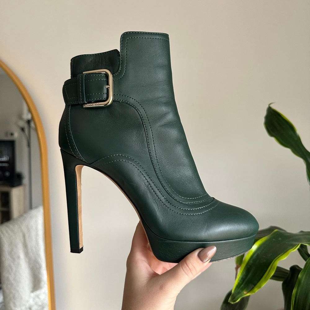 Jimmy Choo Britney 115 in Green Size 39